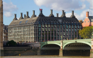 Portcullis House, Westminster, Big Ben, London Eye, London