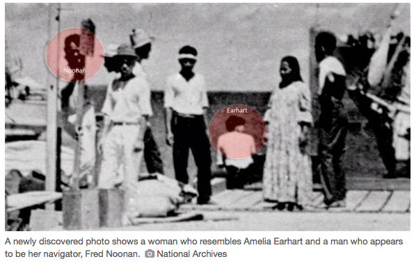 Amelia Earhart and Fred Noonan