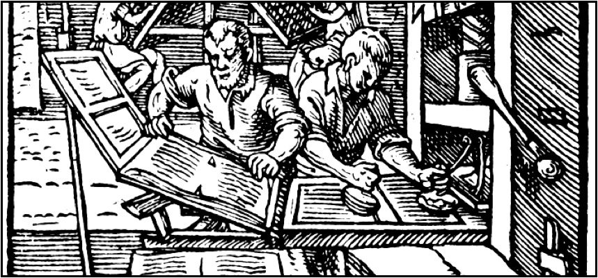 Gutenberg Movable Printing Press