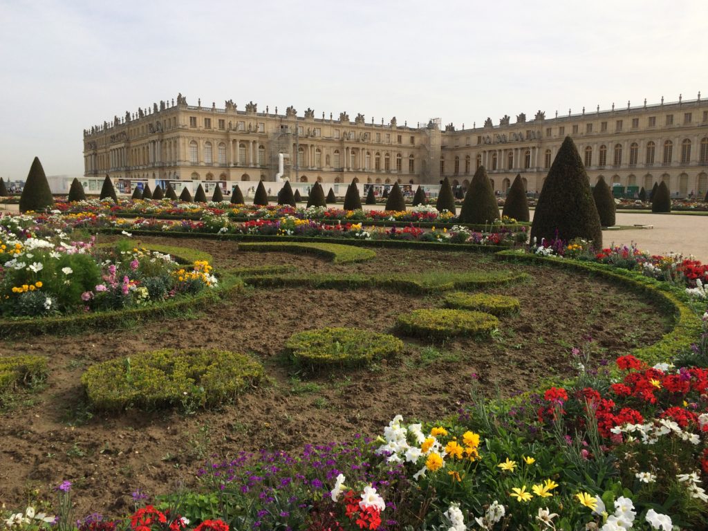 The Hall of Mirrors at the Palace of Versailles