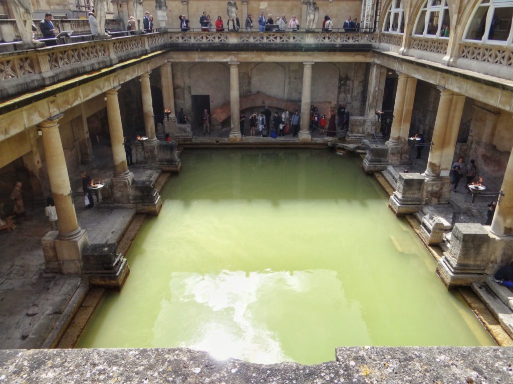 The Roman Baths in Bath, England